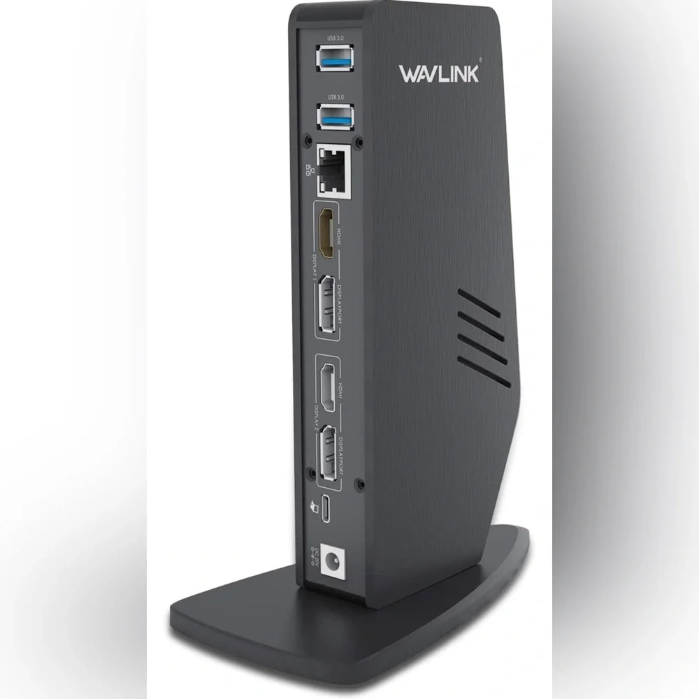 WL-UG69DK5 USB-C Dual 4K Ultra HD Multiple-Display Universal Docking Station-NWT